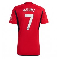 Fotballdrakt Herre Manchester United Mason Mount #7 Hjemmedrakt 2023-24 Kortermet